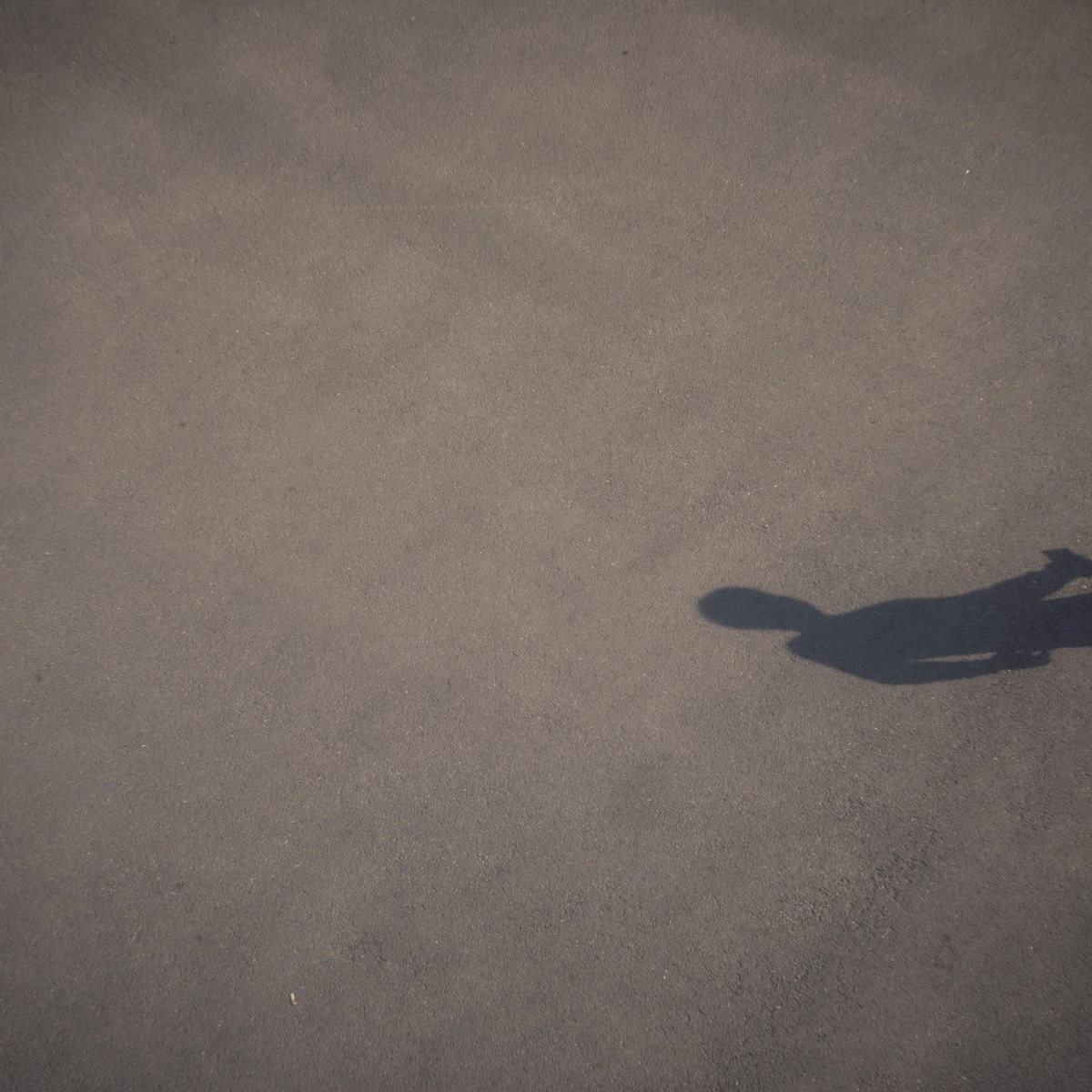 Person Shadow on Sandy Beach